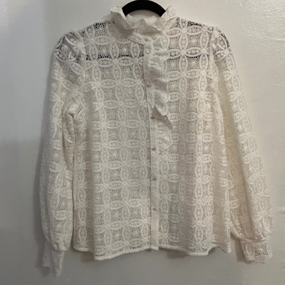 SEZANE lace blouse